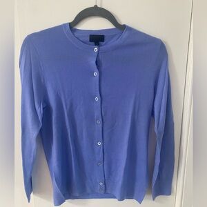 J.Crew cardigan women’s size medium, cashmere, color blue